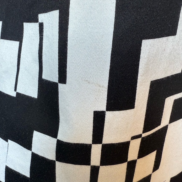 Apt 9 Black and White Geometric Pattern Shift Dress, plus size 18 - Picture 5 of 9